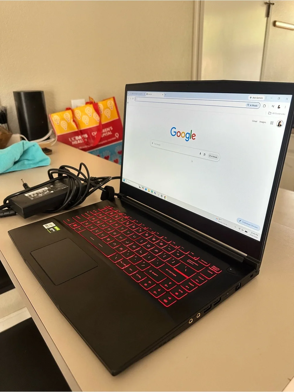 MSI GF63 Thin Gaming Laptop - Intel i5, 32GB RAM, NVIDIA GeForce GTX 1650, 1TB
